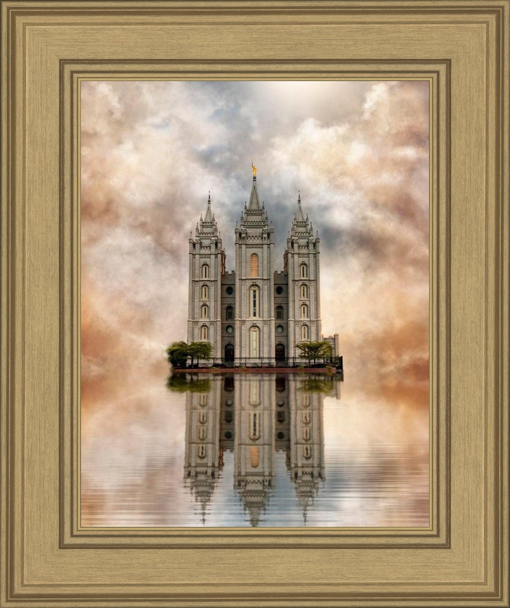 Millennial Reflection Salt Lake City Utah Temple