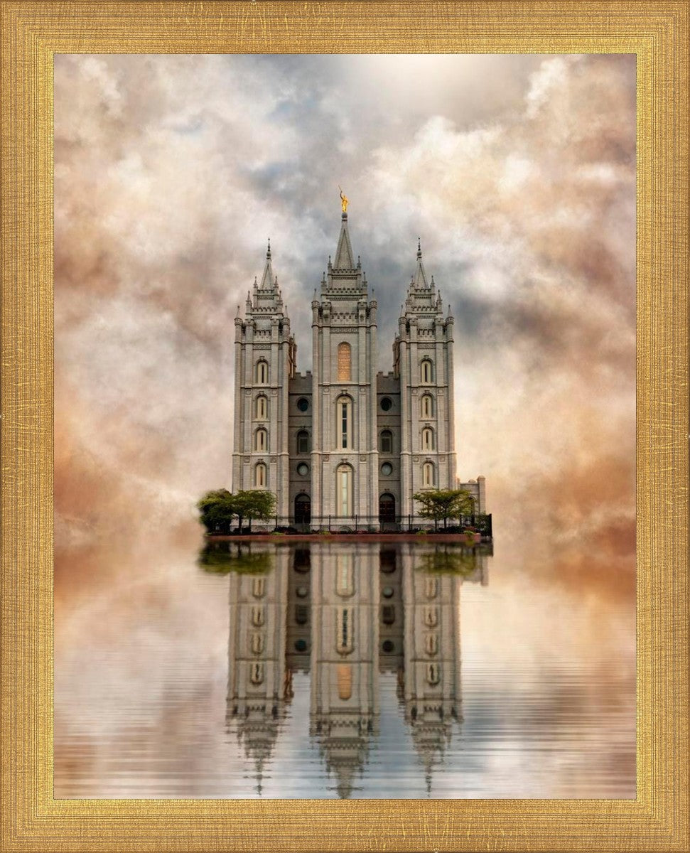 Millennial Reflection Salt Lake City Utah Temple