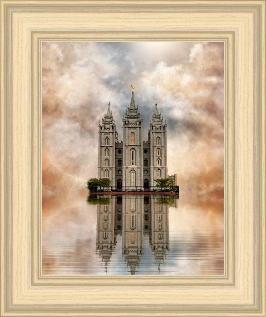 Millennial Reflection Salt Lake City Utah Temple