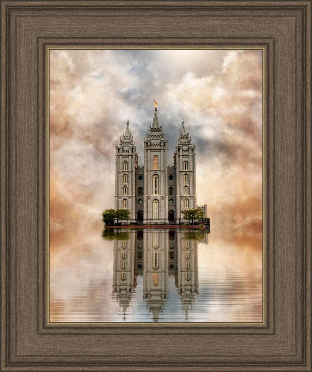 Millennial Reflection Salt Lake City Utah Temple