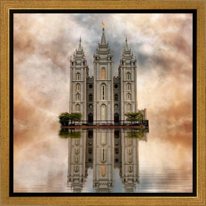 Millennial Reflection Salt Lake City Utah Temple