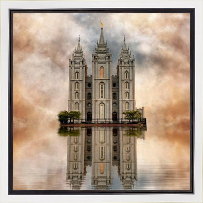 Millennial Reflection Salt Lake City Utah Temple