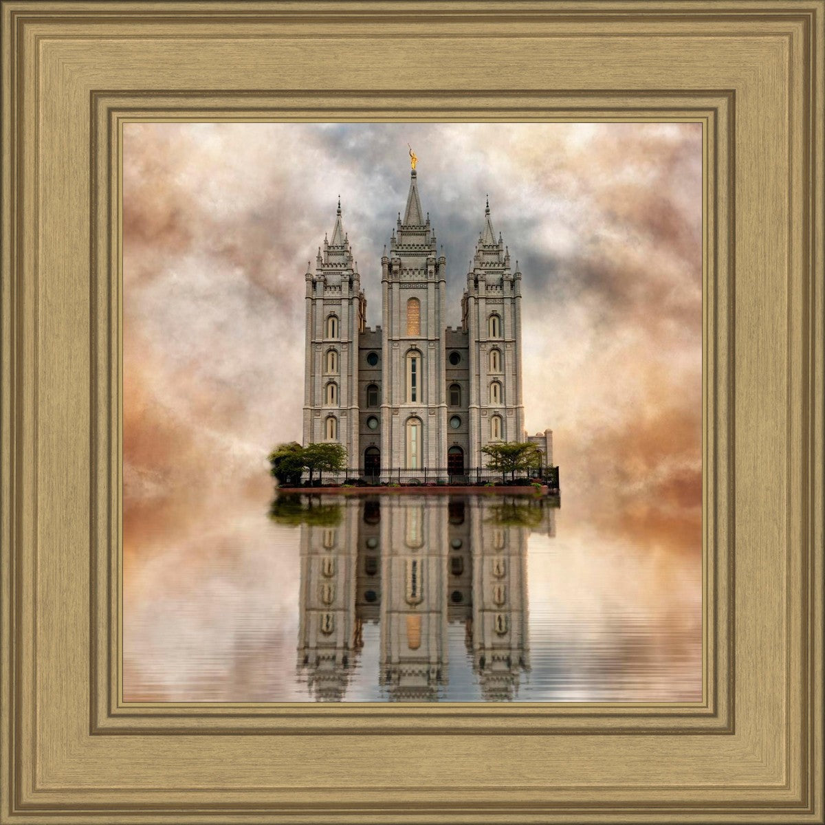 Millennial Reflection Salt Lake City Utah Temple