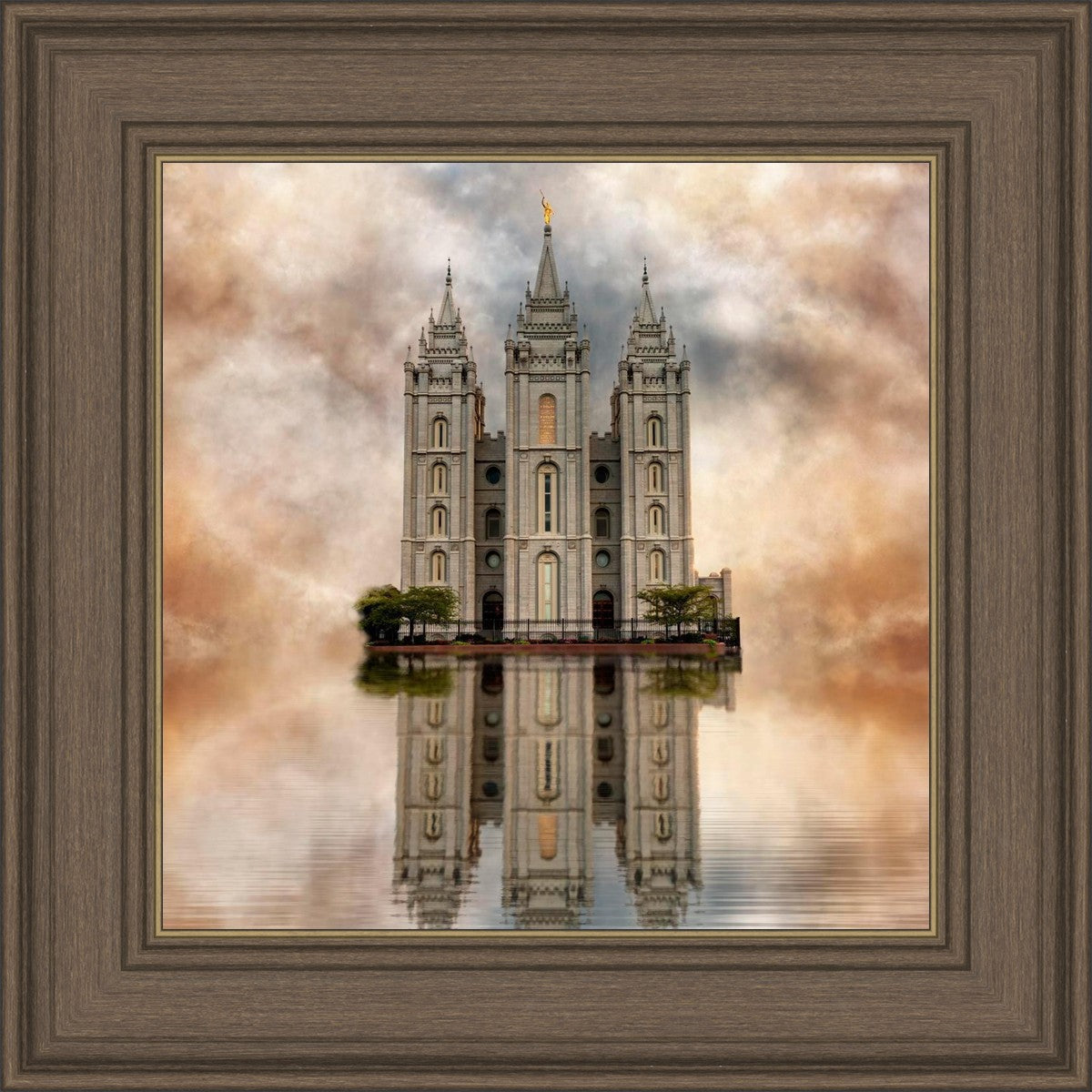 Millennial Reflection Salt Lake City Utah Temple