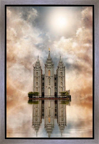 Millennial Reflection Salt Lake City Utah Temple