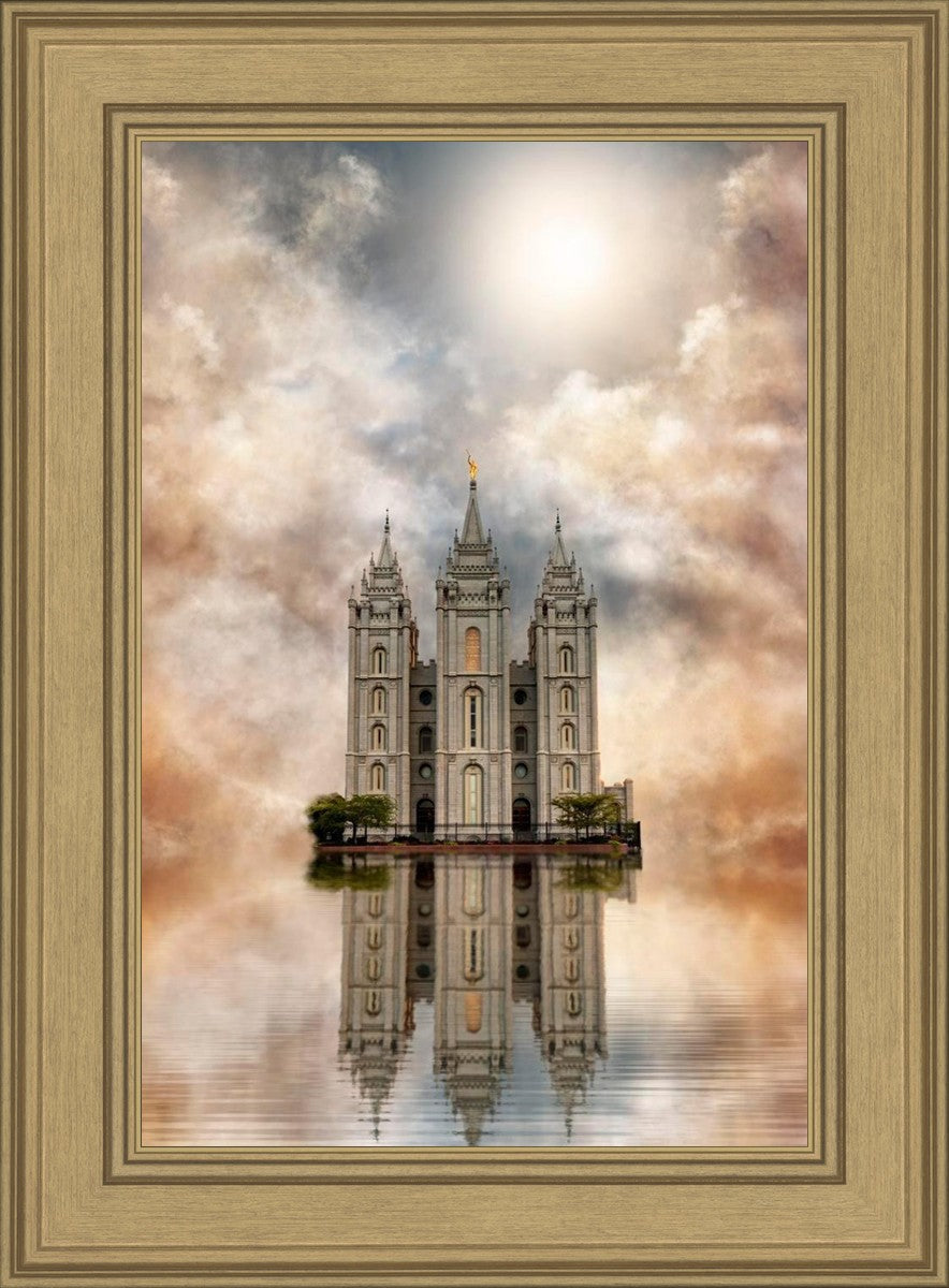 Millennial Reflection Salt Lake City Utah Temple