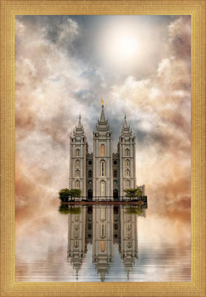 Millennial Reflection Salt Lake City Utah Temple
