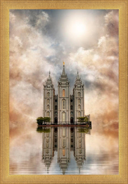 Millennial Reflection Salt Lake City Utah Temple
