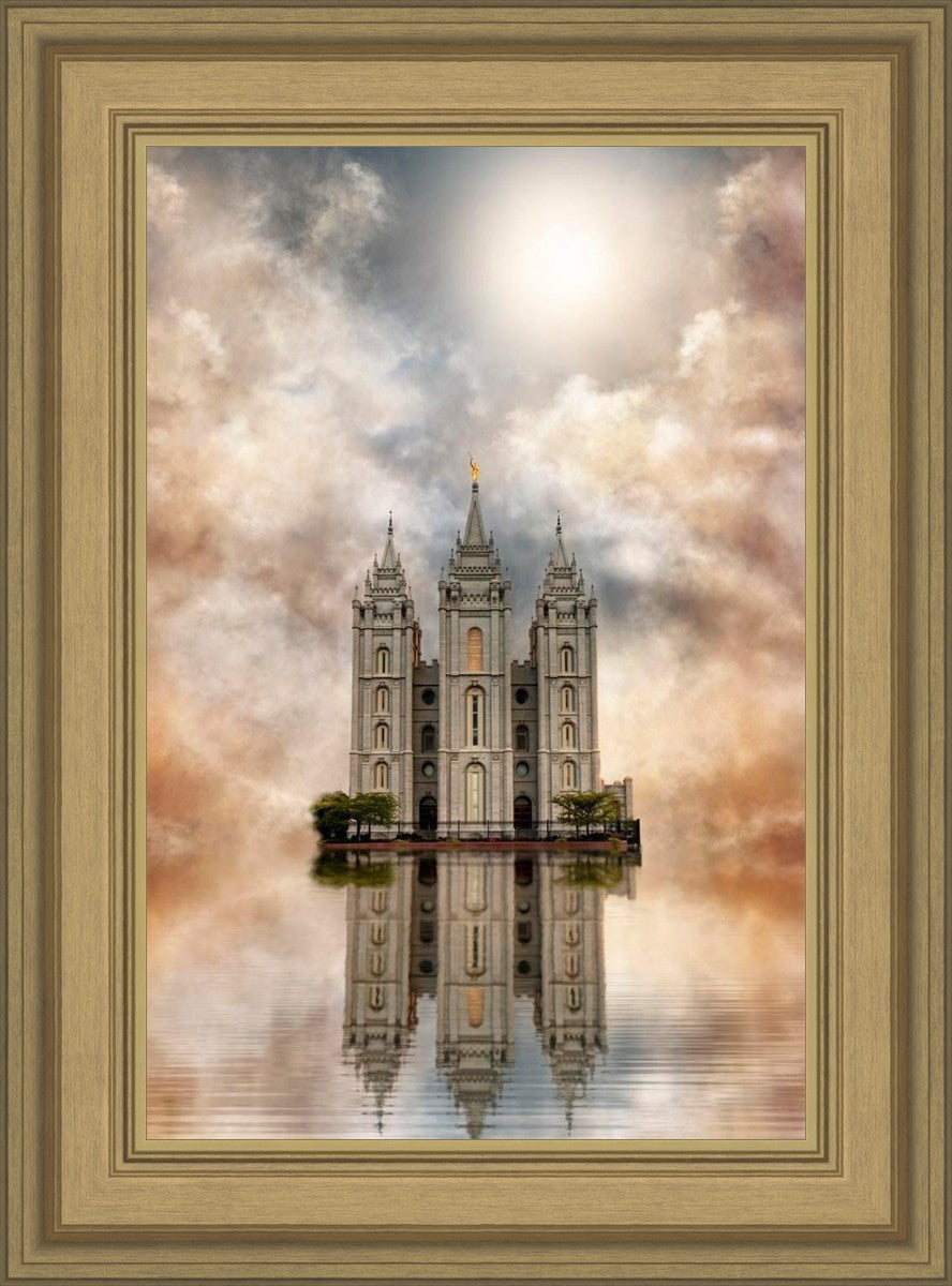 Millennial Reflection Salt Lake City Utah Temple
