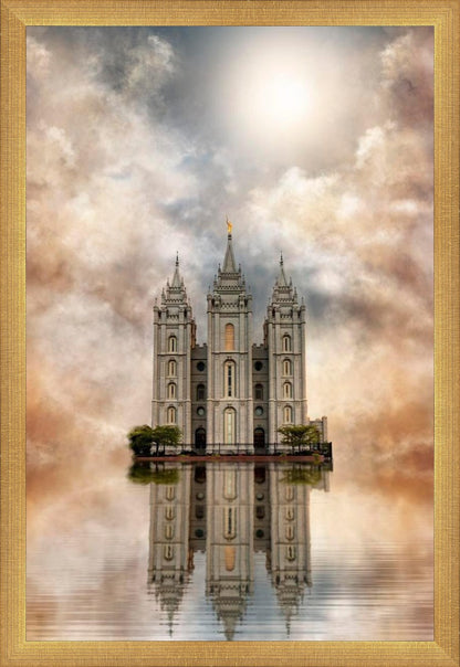 Millennial Reflection Salt Lake City Utah Temple