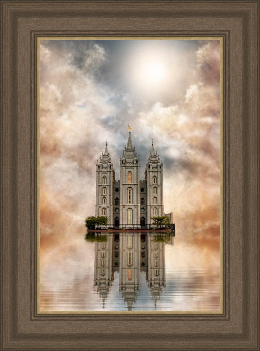 Millennial Reflection Salt Lake City Utah Temple