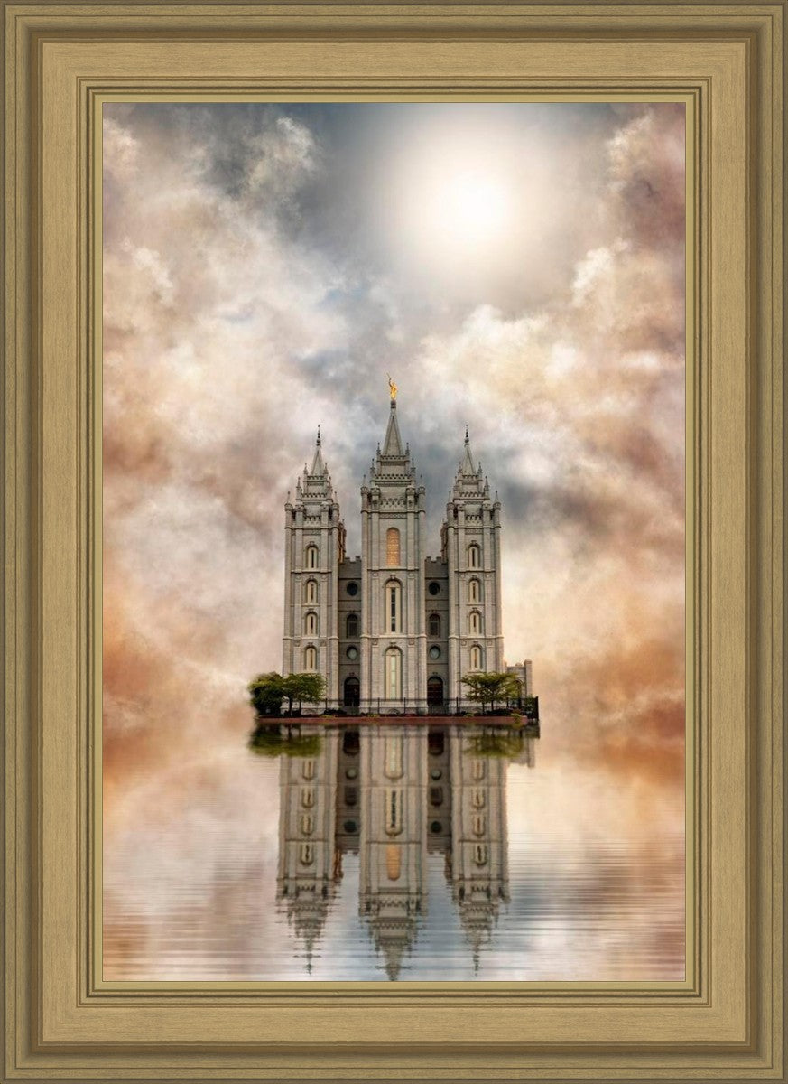 Millennial Reflection Salt Lake City Utah Temple