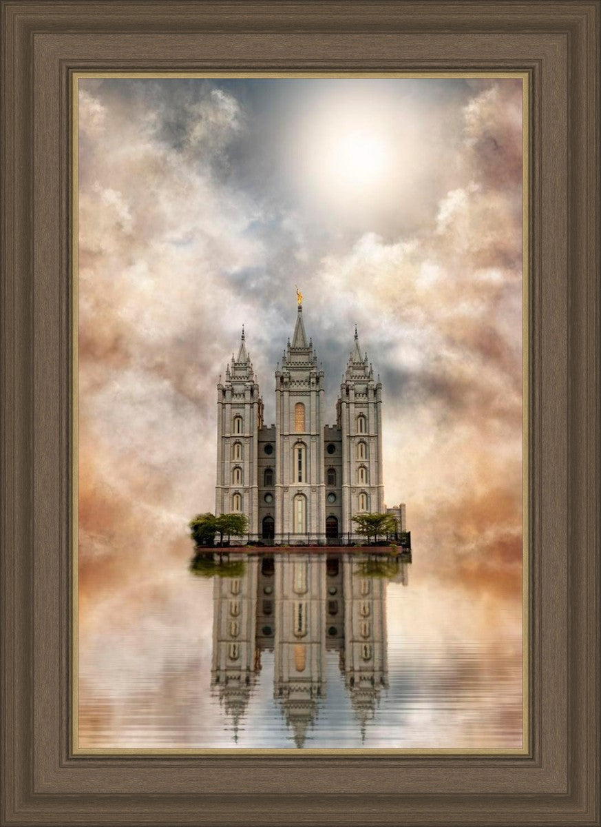 Millennial Reflection Salt Lake City Utah Temple