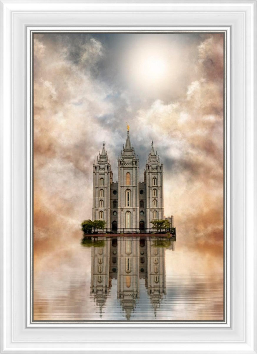 Millennial Reflection Salt Lake City Utah Temple