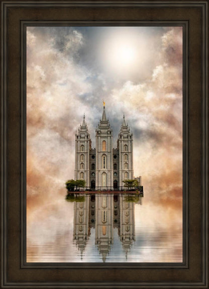 Millennial Reflection Salt Lake City Utah Temple