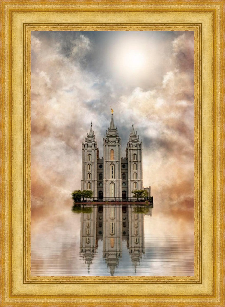 Millennial Reflection Salt Lake City Utah Temple