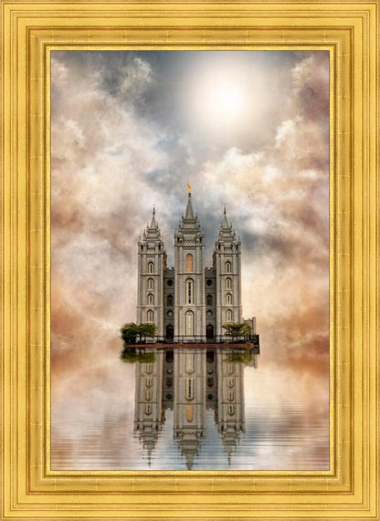 Millennial Reflection Salt Lake City Utah Temple
