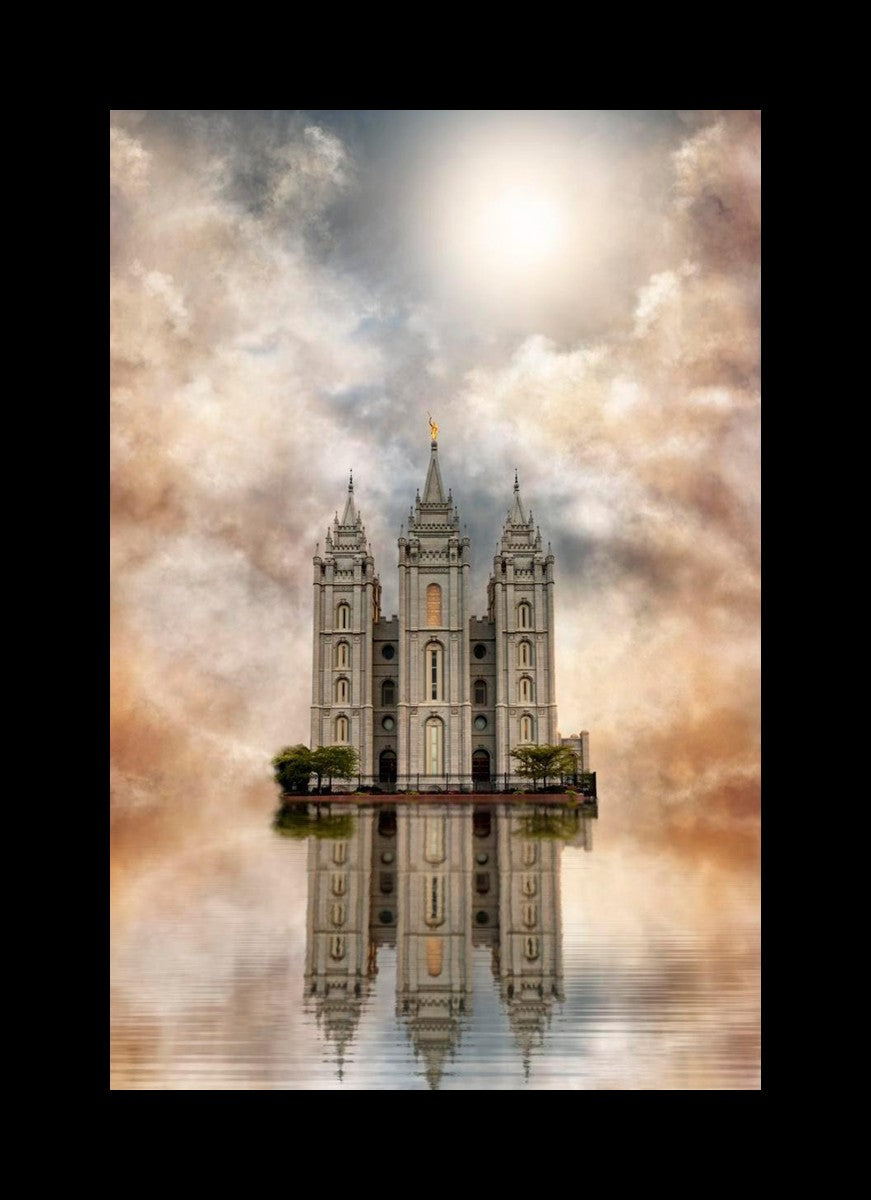 Millennial Reflection Salt Lake City Utah Temple