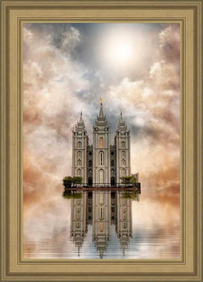 Millennial Reflection Salt Lake City Utah Temple