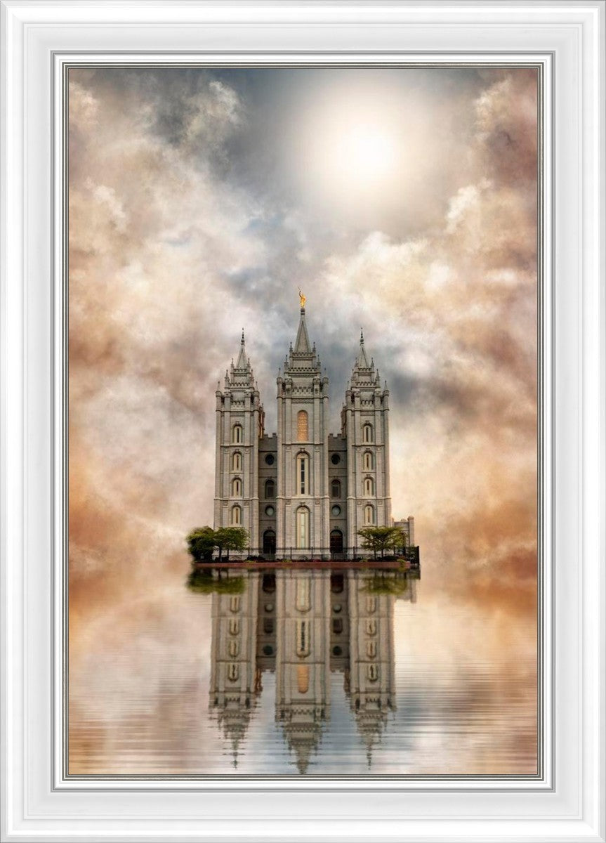 Millennial Reflection Salt Lake City Utah Temple