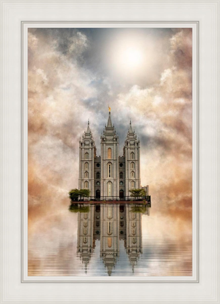 Millennial Reflection Salt Lake City Utah Temple