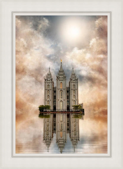 Millennial Reflection Salt Lake City Utah Temple