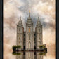 Millennial Reflection Salt Lake City Utah Temple