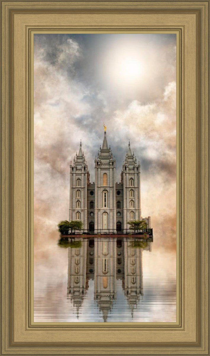 Millennial Reflection Salt Lake City Utah Temple