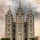 Millennial Reflection Salt Lake City Utah Temple