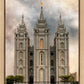 Millennial Reflection Salt Lake City Utah Temple