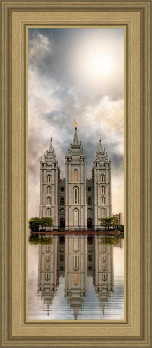 Millennial Reflection Salt Lake City Utah Temple