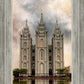 Millennial Reflection Salt Lake City Utah Temple