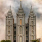 Millennial Reflection Salt Lake City Utah Temple