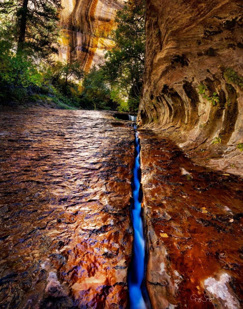 Zions Fissure Gallery Wrap