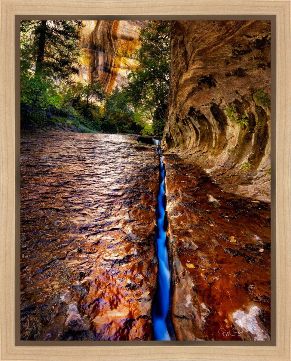 Zions Fissure Gallery Wrap