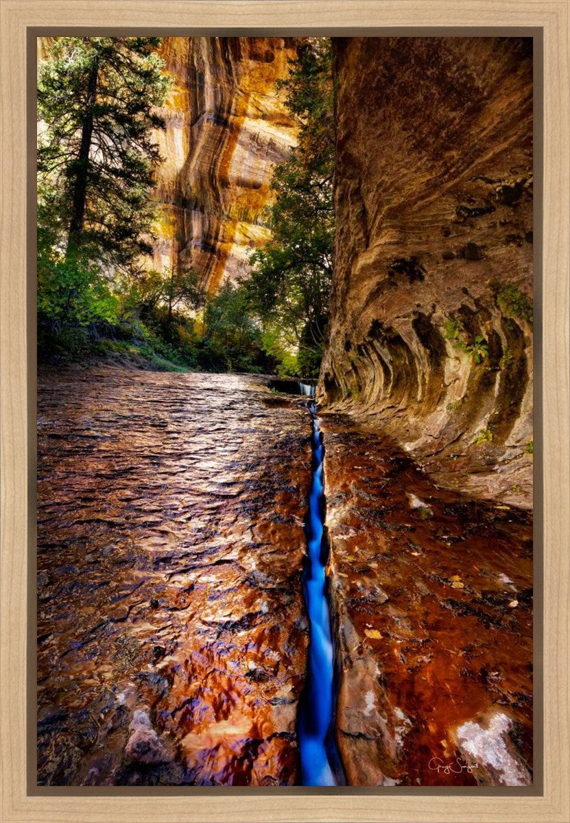 Zions Fissure Gallery Wrap