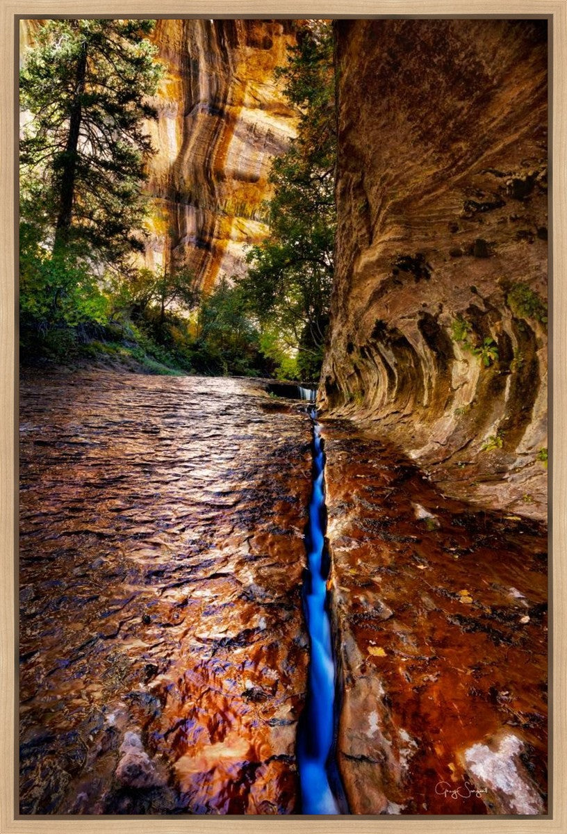 Zions Fissure Gallery Wrap