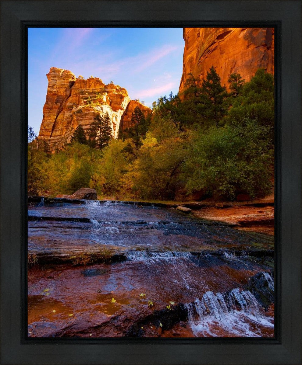 Morning At The Falls Gallery Wrap