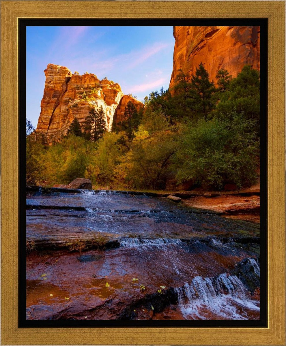 Morning At The Falls Gallery Wrap