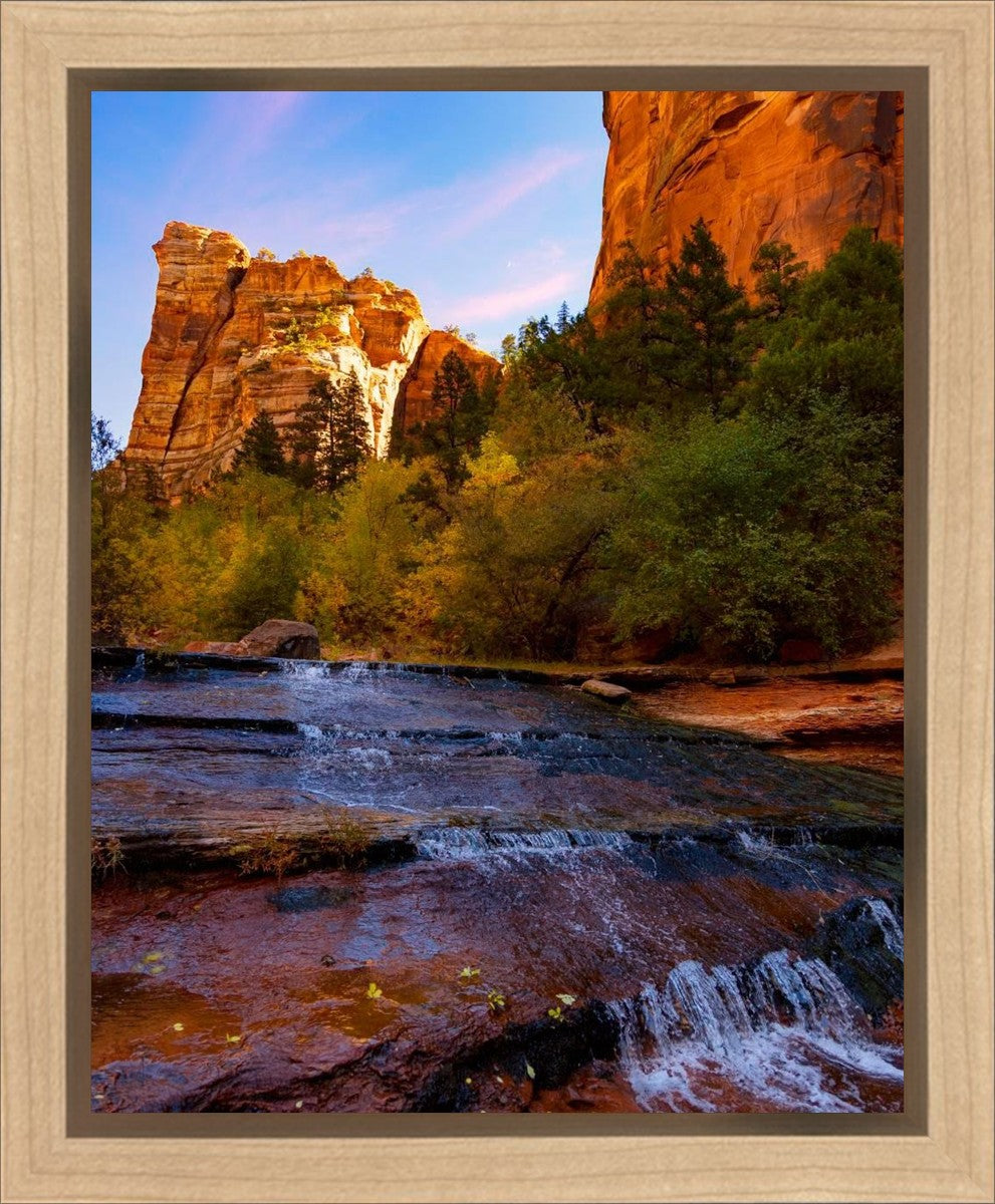 Morning At The Falls Gallery Wrap