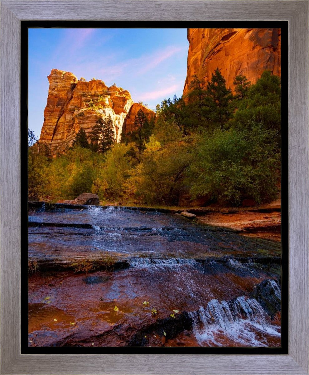 Morning At The Falls Gallery Wrap
