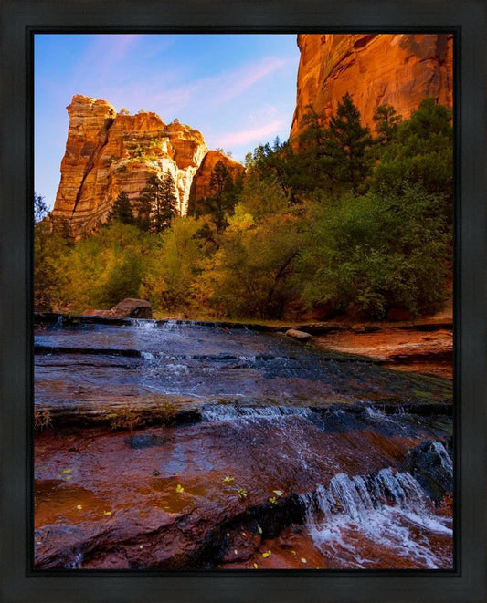 Morning At The Falls Gallery Wrap