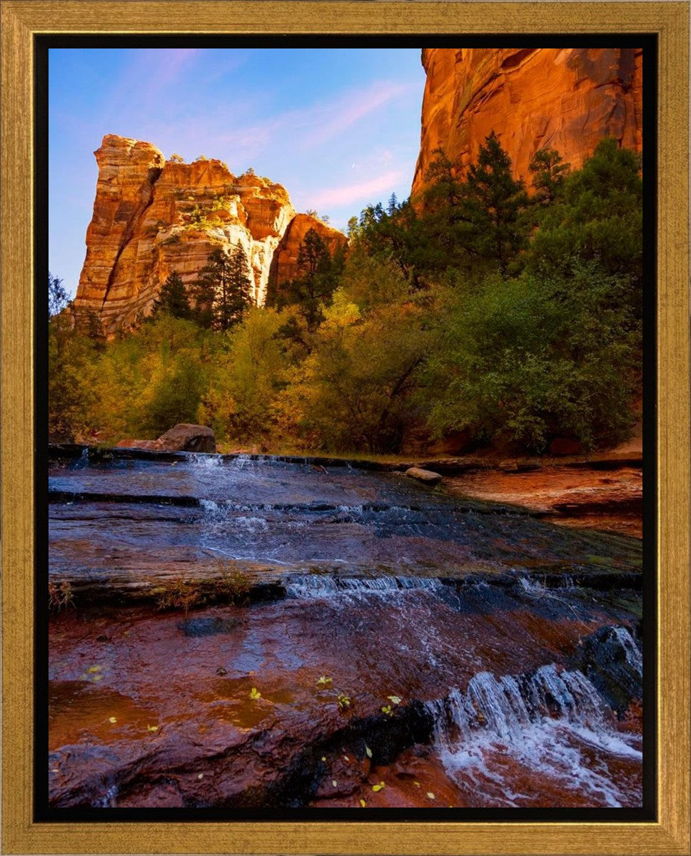 Morning At The Falls Gallery Wrap