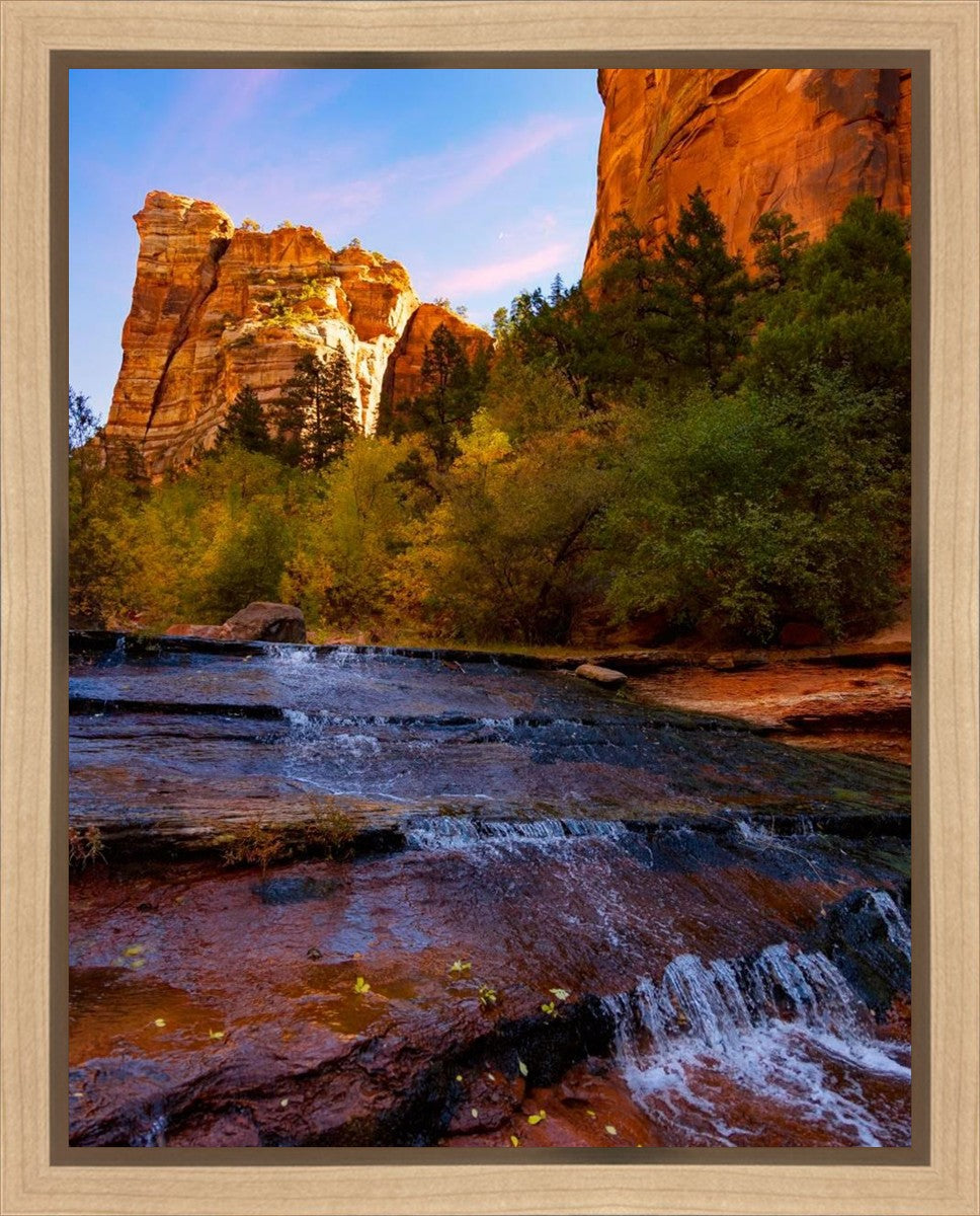 Morning At The Falls Gallery Wrap
