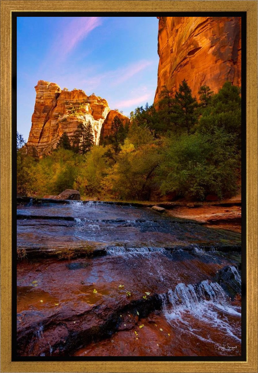 Morning At The Falls Gallery Wrap