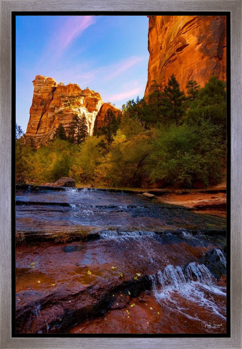 Morning At The Falls Gallery Wrap