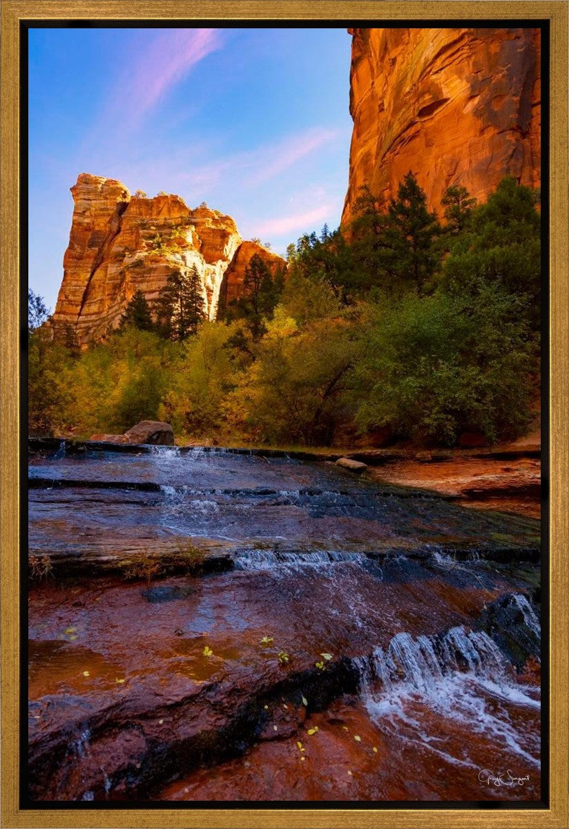 Morning At The Falls Gallery Wrap