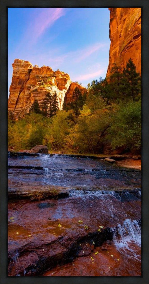 Morning At The Falls Gallery Wrap