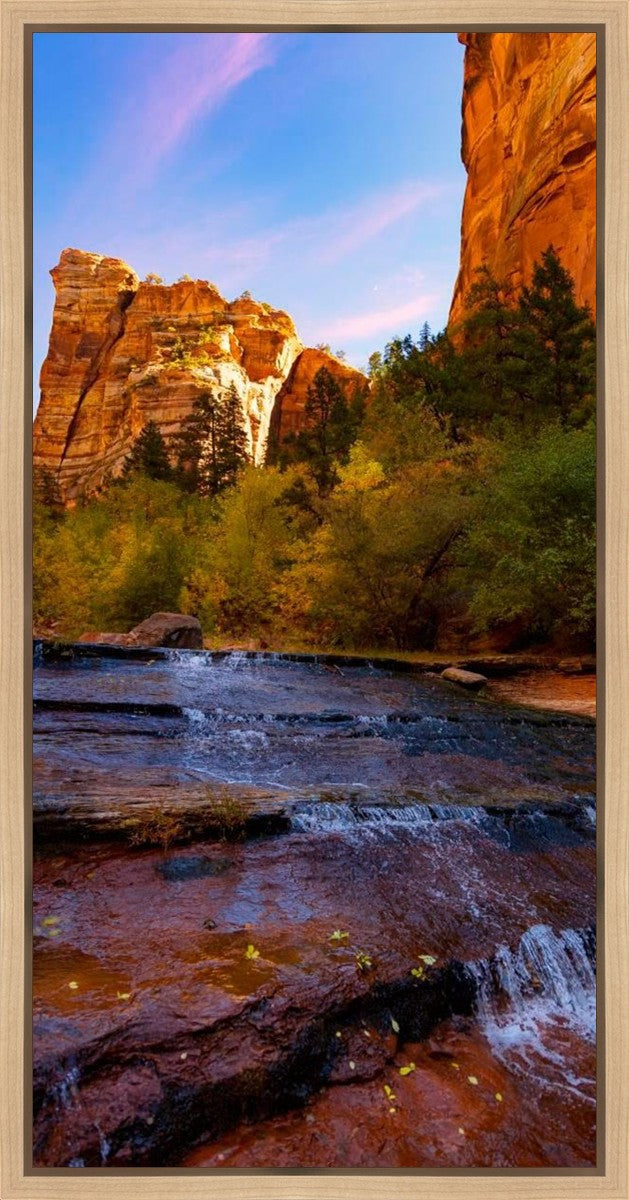 Morning At The Falls Gallery Wrap
