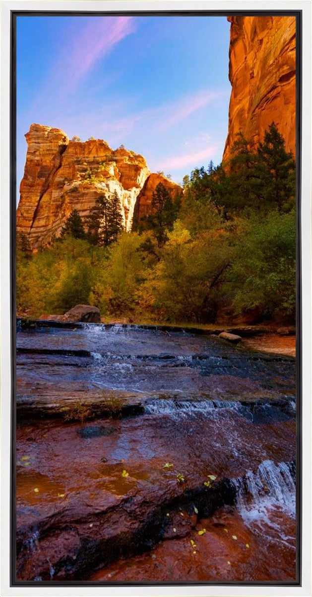 Morning At The Falls Gallery Wrap